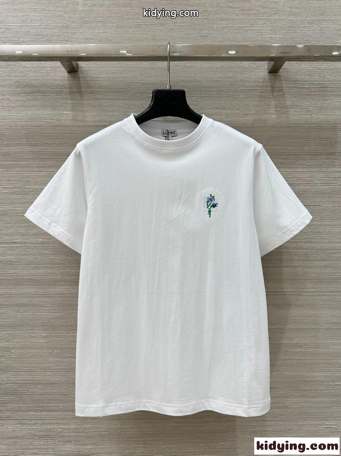 ロエベ Tシャツ コピー リラックスフィット コットンTシャツ ユニセックス-2