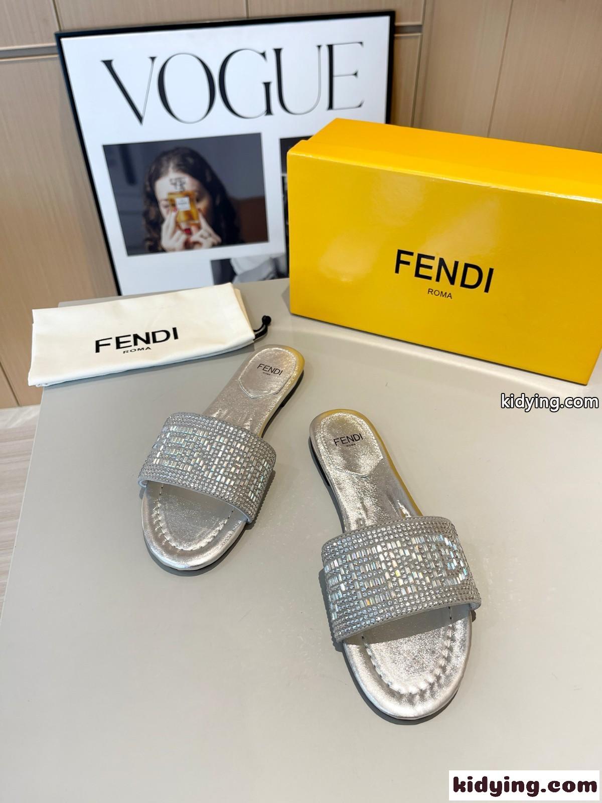 春夏 フェンディ サンダル コピー レディース 人気 ファッション スライド-0