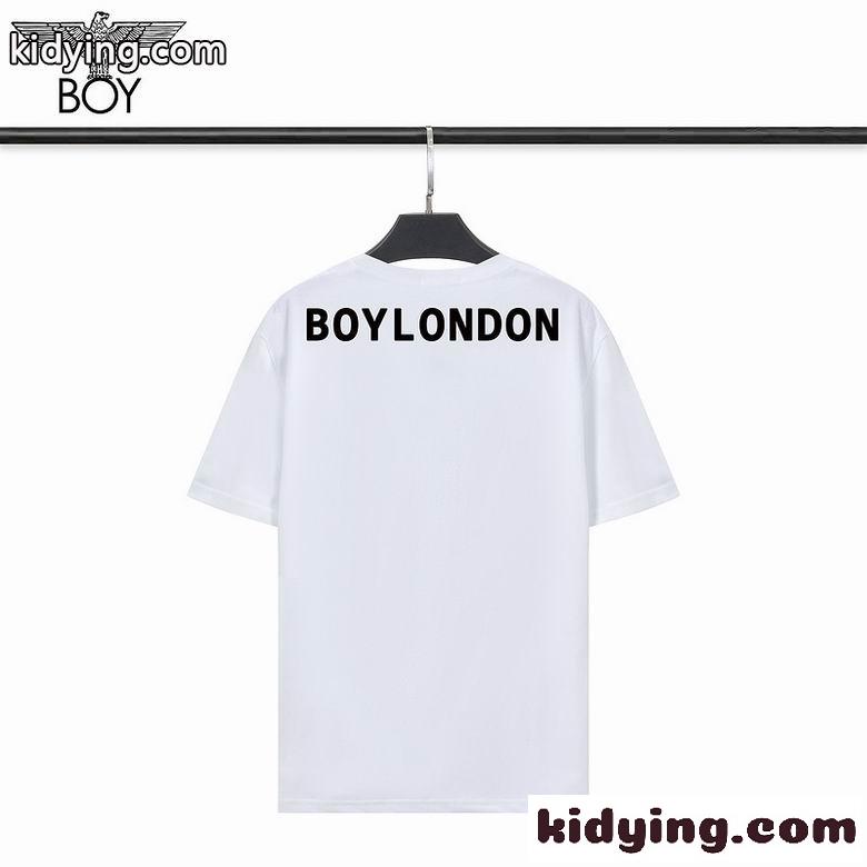 柔らかい 着心地いい 春夏 人気 定番 クルーネック ロゴ ボーイロンドン 半袖Tシャツ コピー カジュアル おしゃれ-0