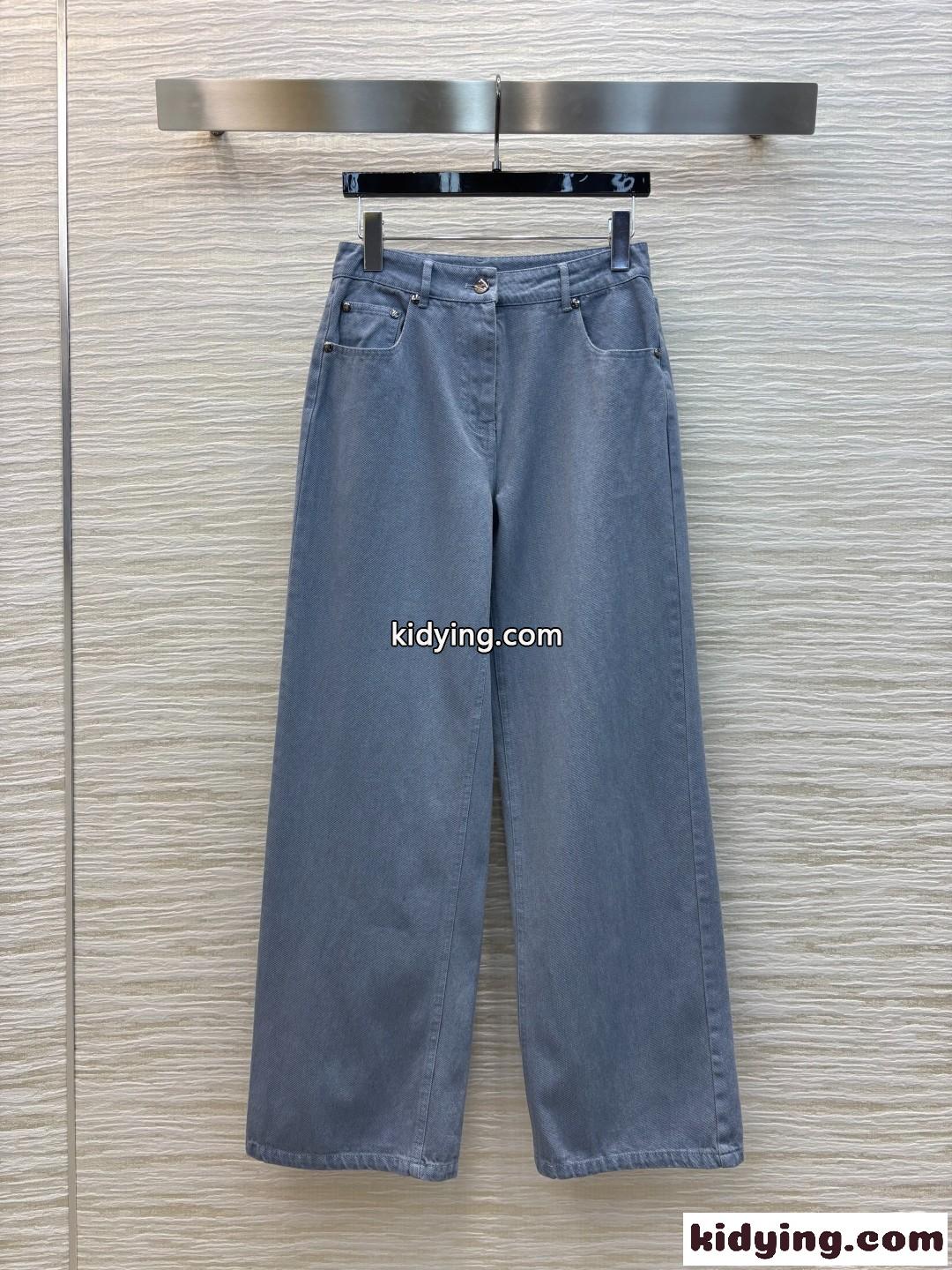爽やか ストレート デニムパンツ フェンディ ジーンズ コピー レディース-2