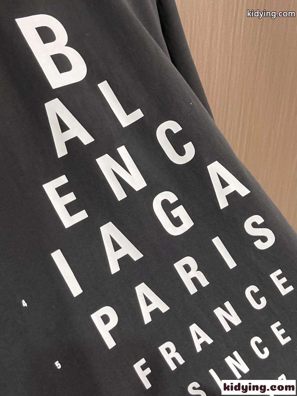 大人気 Optical オーバーサイズTシャツ バレンシアガ Tシャツ コピー ブラック-0