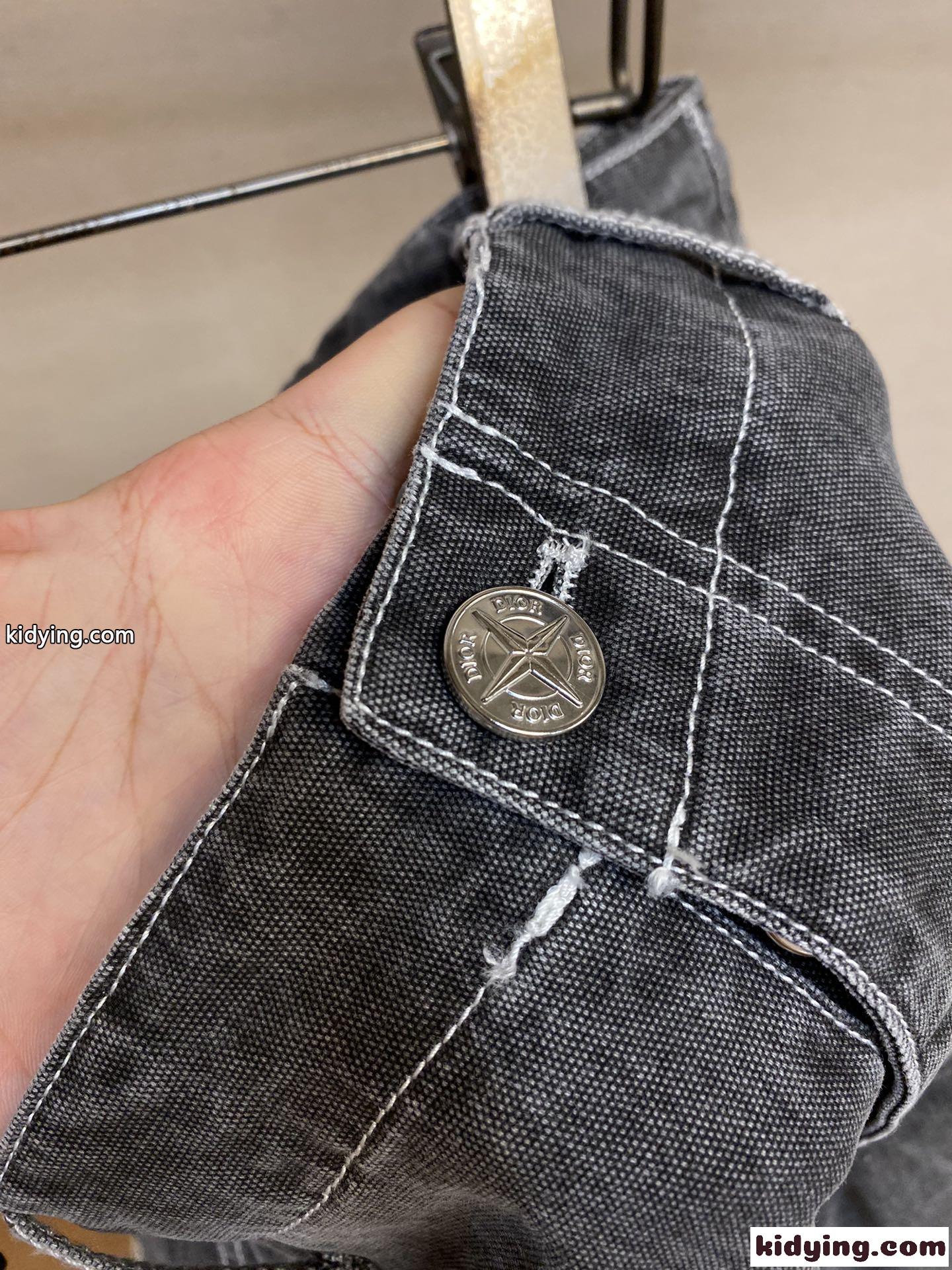 DIOR AND STONE ISLAND バミューダショートパンツ クリスチャン・ディオール パンツ コピー ブラック-2