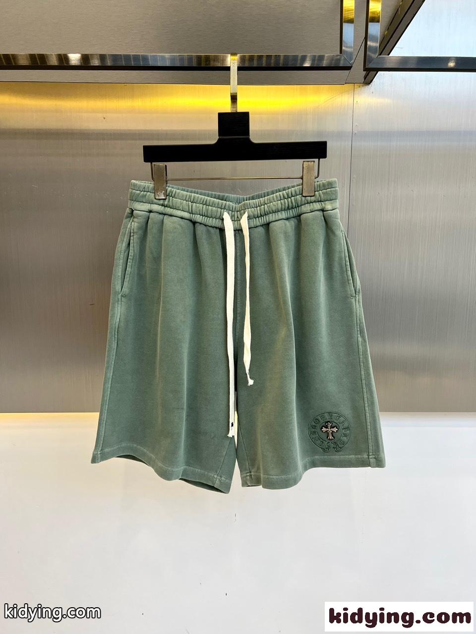 カジュアル 合わせやすい ショートパンツ クロムハーツ パンツ コピー グリーン-0