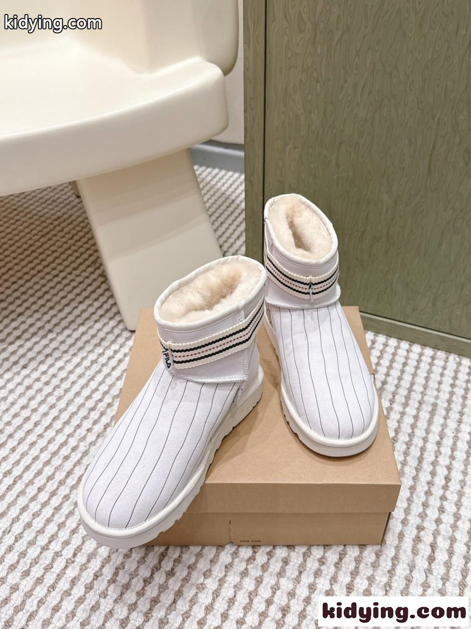 保温性抜群 合わせやすい ムートンブーツ アグ ブーツ 偽物 ショートブーツ-2