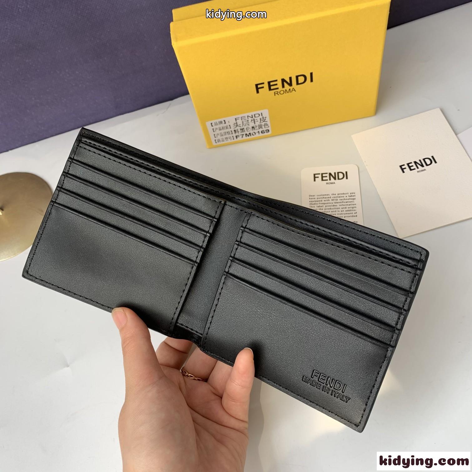 フェンディ ダイアゴナル 財布 スーパーコピー 定番 二つ折り財布 ウォレット-3