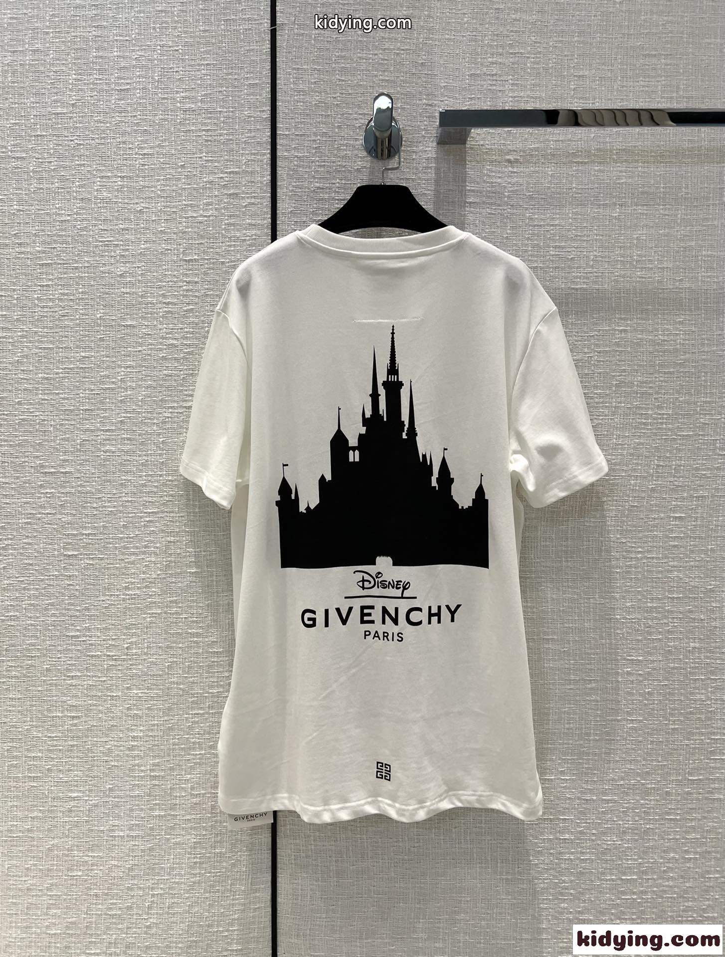 Givenchy x Disney ゆったり プリント カジュアル クルーネック ジバンシィ Tシャツ コピー 半袖 可愛い おしゃれ-2
