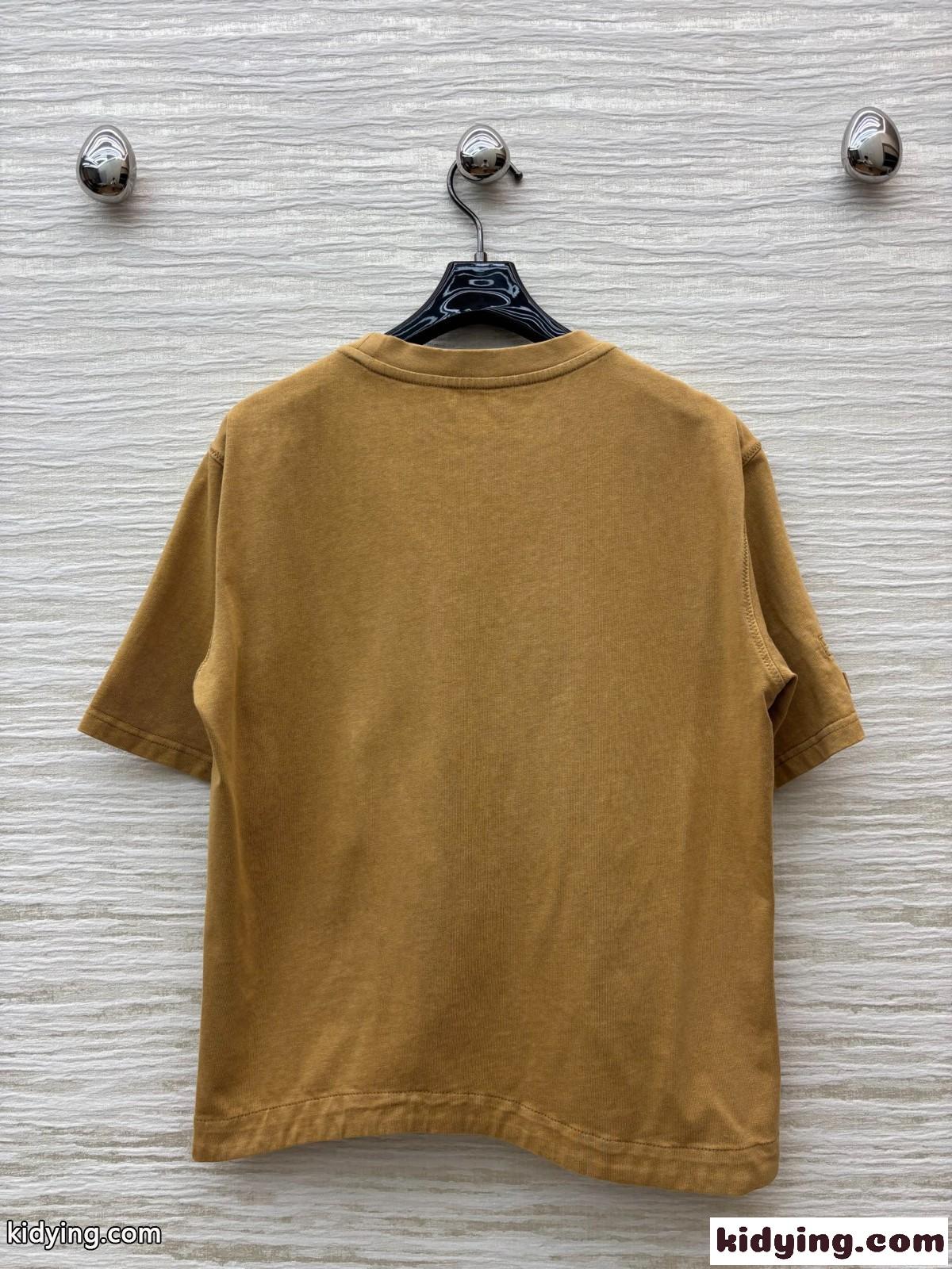 ルイヴィトン スーパーコピー 洗練された カジュアル カーブヘム Tシャツ コットン-4