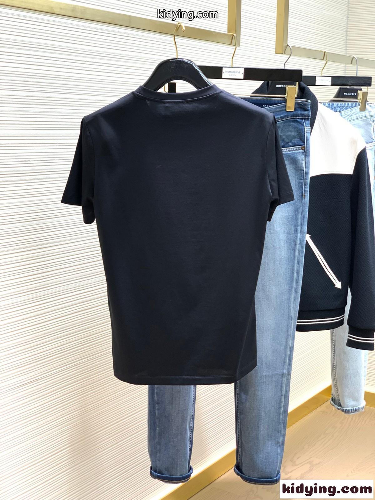 定番 メドゥーサ 刺繍 半袖Tシャツ ヴェルサーチェ Tシャツ コピー メンズ トップス-4