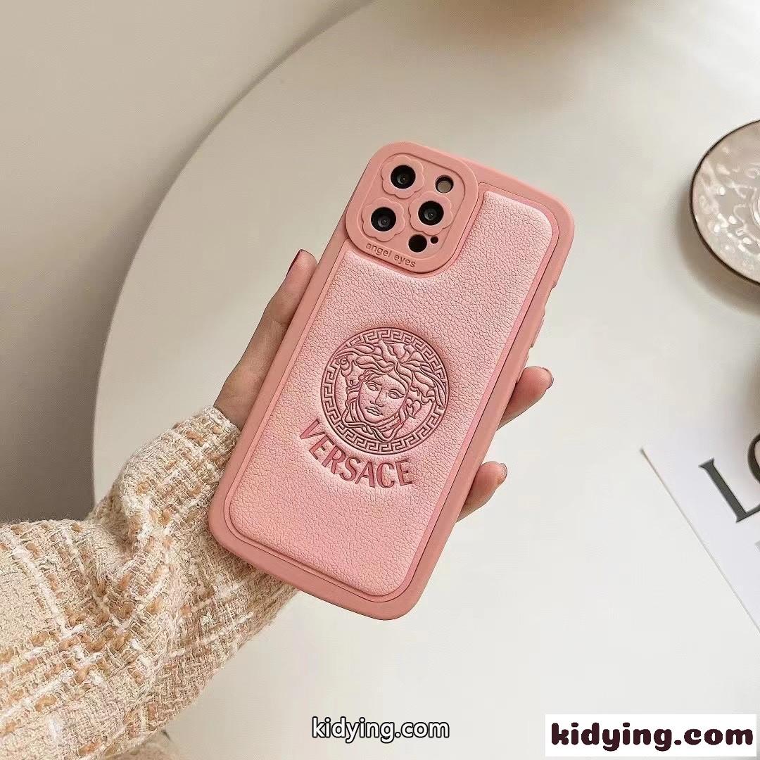 5色あり 可愛い おしゃれ レザー 携帯カバー ヴェルサーチェ アイフォンケース コピー スマートフォンケース-3