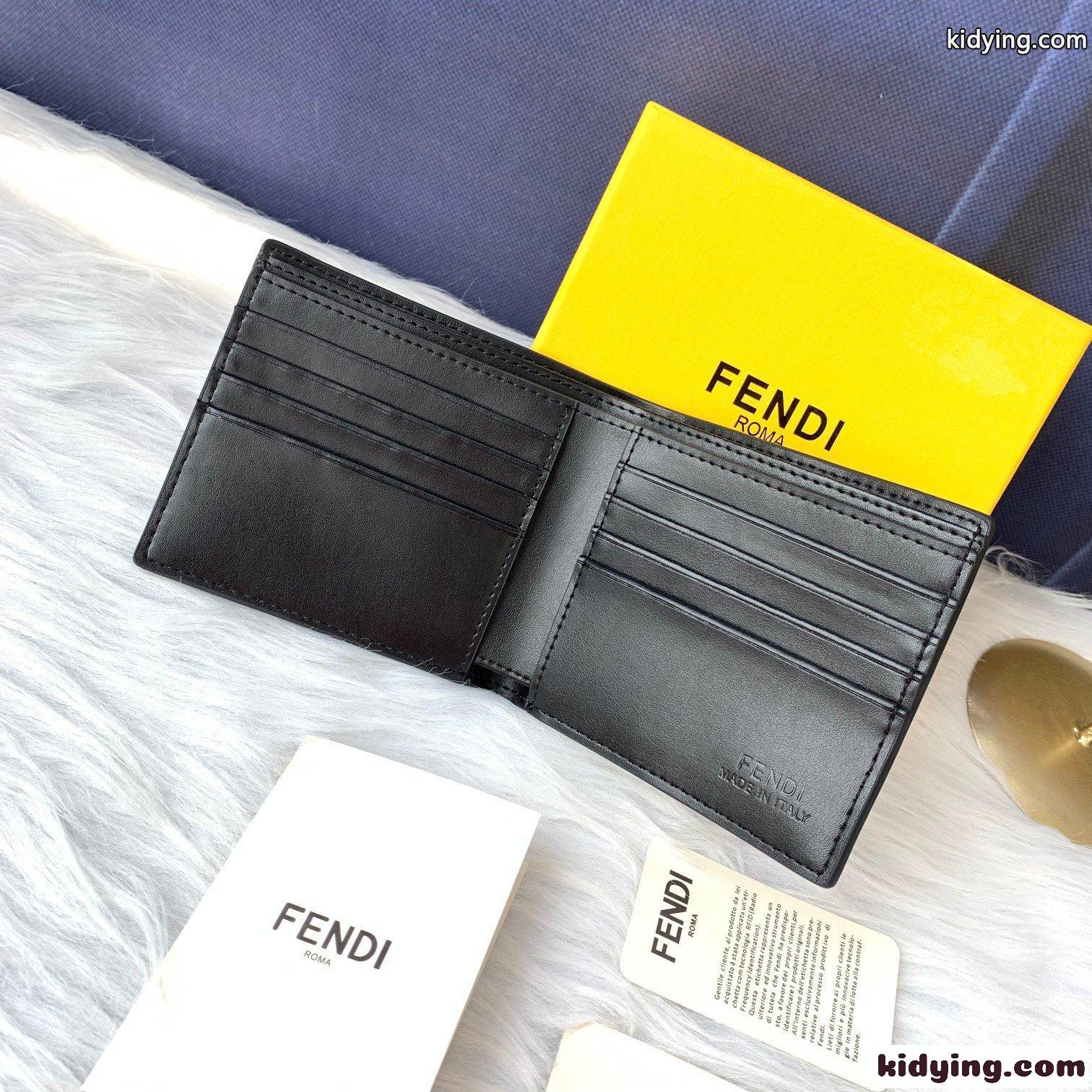 二つ折り財布 定番 フェンディ ダイアゴナル 財布 スーパーコピー ウォレット-4