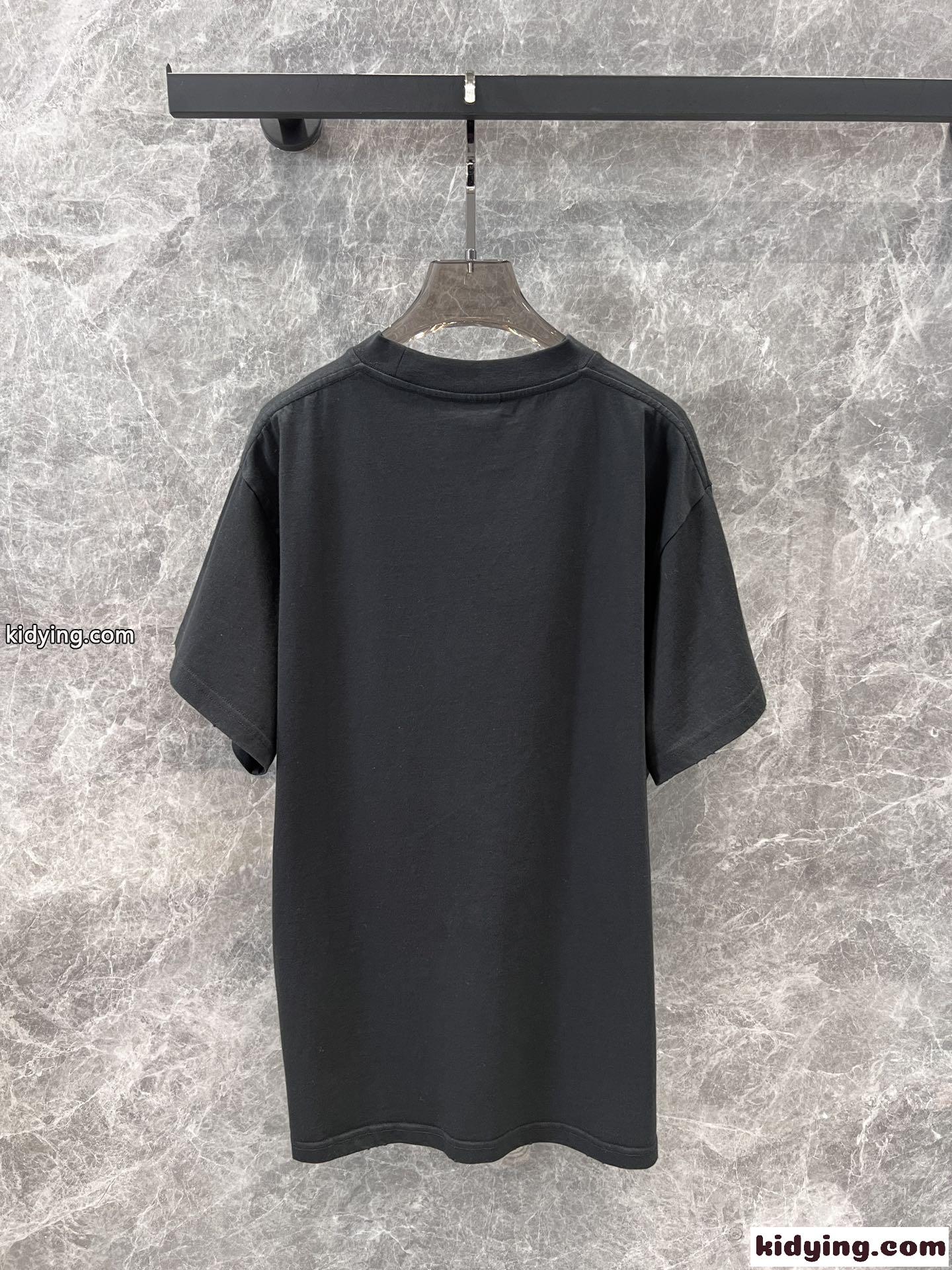 バレンシアガ Tシャツ コピー プリント入り オーバーサイズ 半袖Tシャツ ユニセックス-2
