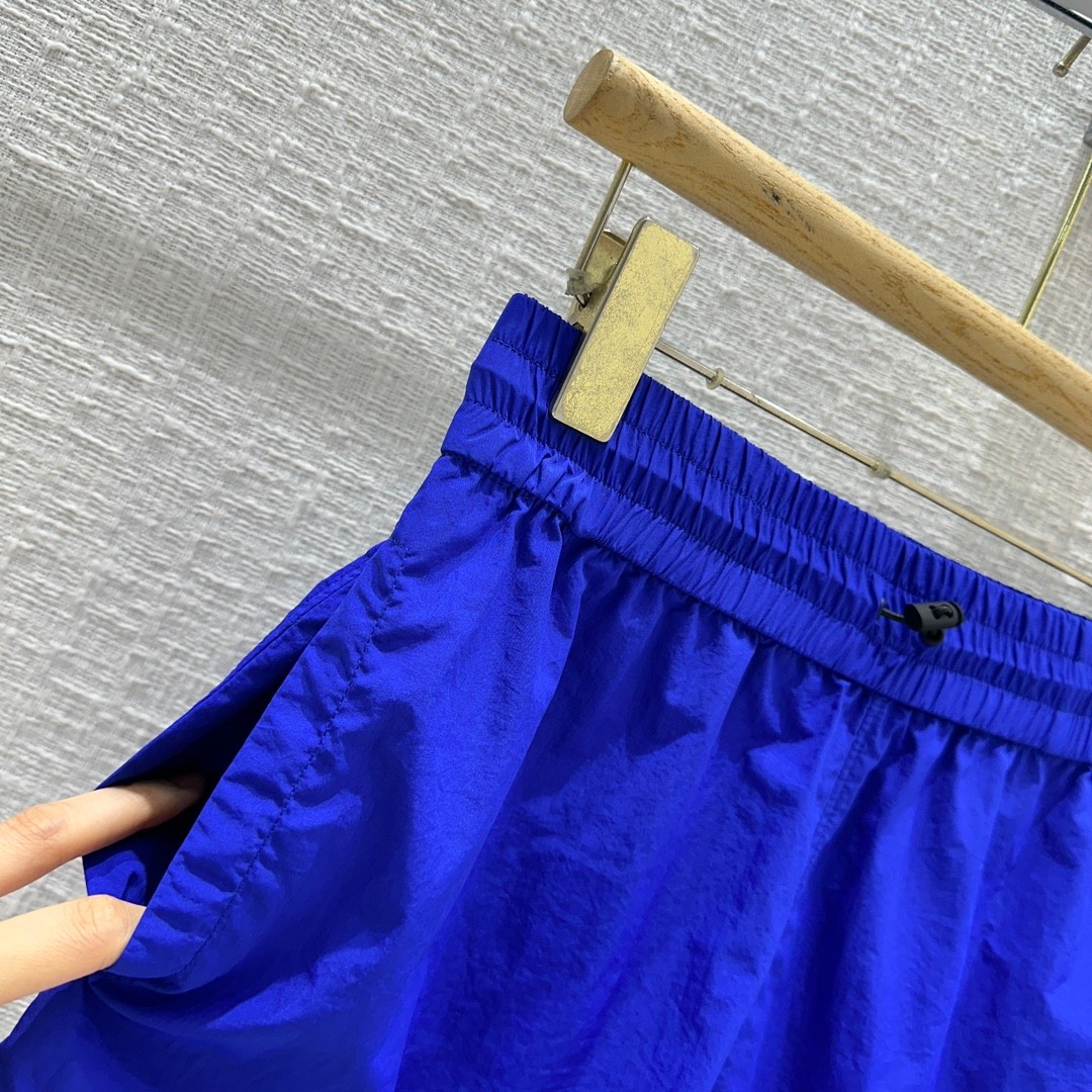 シンプル カジュアル ショートパンツ バーバリー パンツ コピー レディース ブルー-1