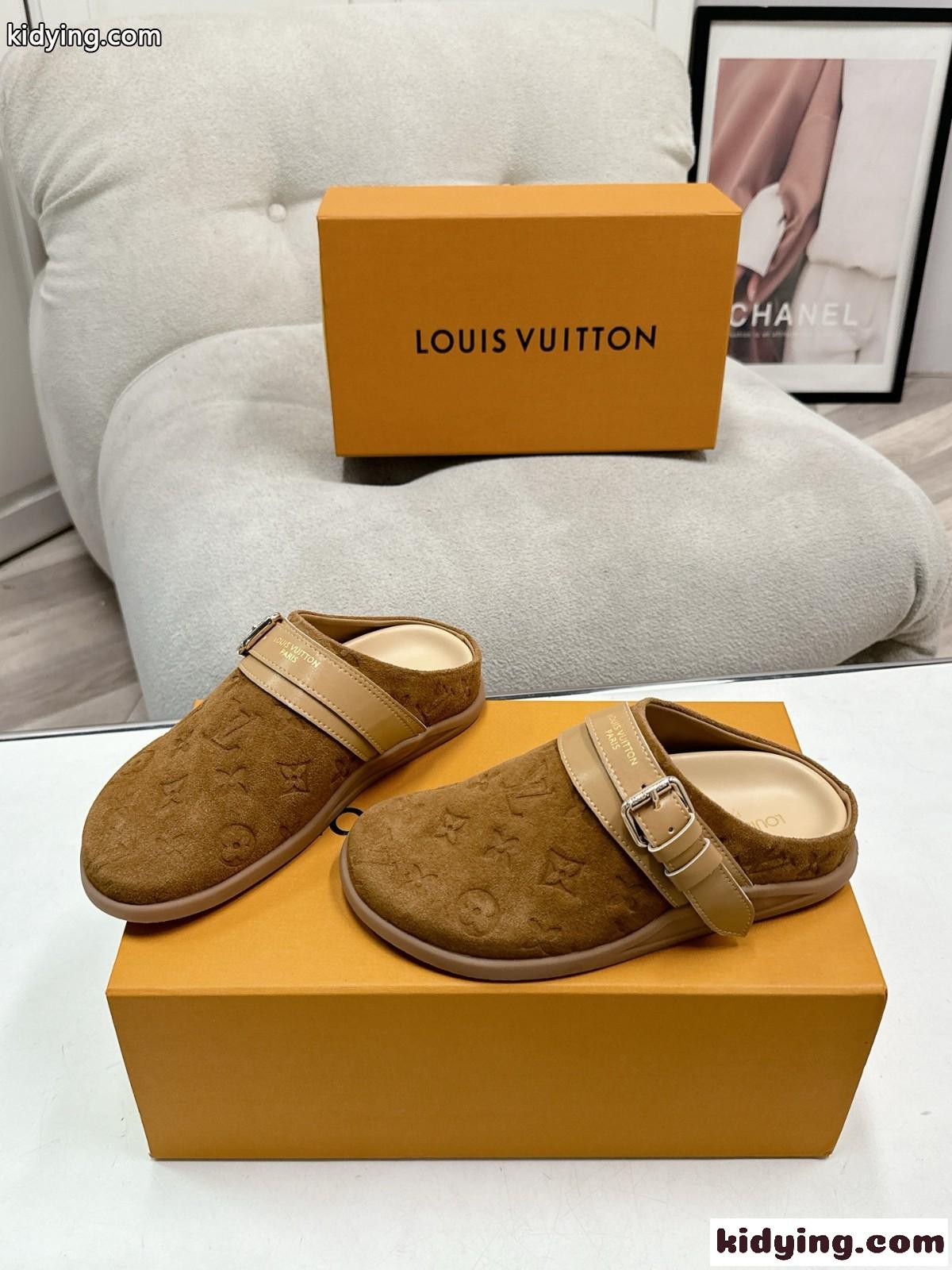 人気 カジュアル LV トゥ・ゴー クロッグ ルイ・ヴィトン サンダル スーパーコピー ブラウン-2