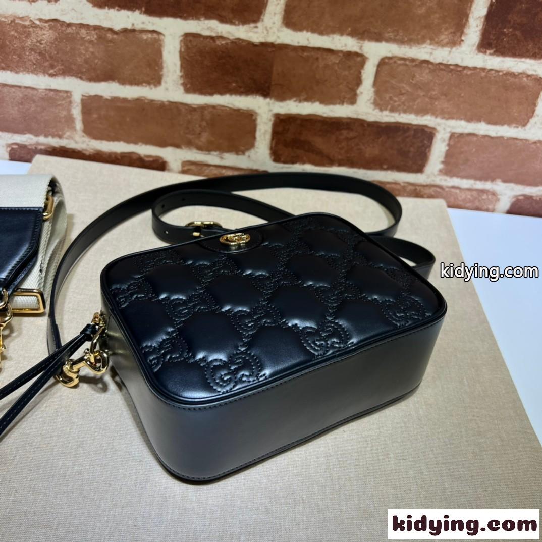 定番 人気 GGマトラッセ スモール バッグ グッチ バッグ コピー ショルダーバッグ ブラック-3