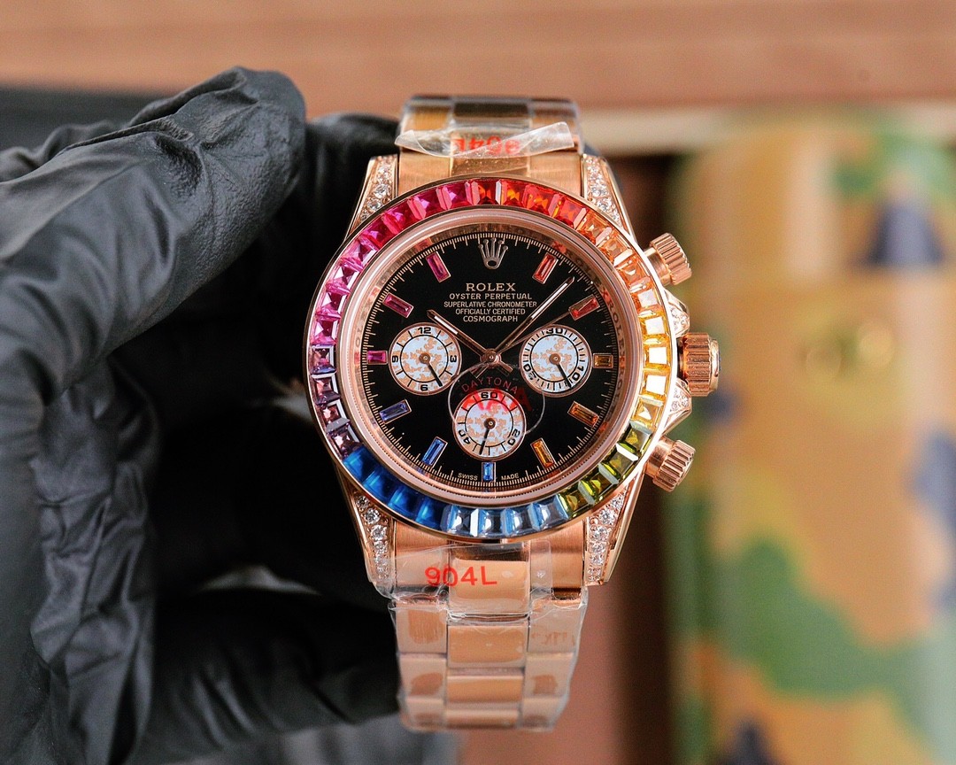 ロレックス デイトナ コピー メンズ 時計 大注目 高級 43mm ウォッチ-0