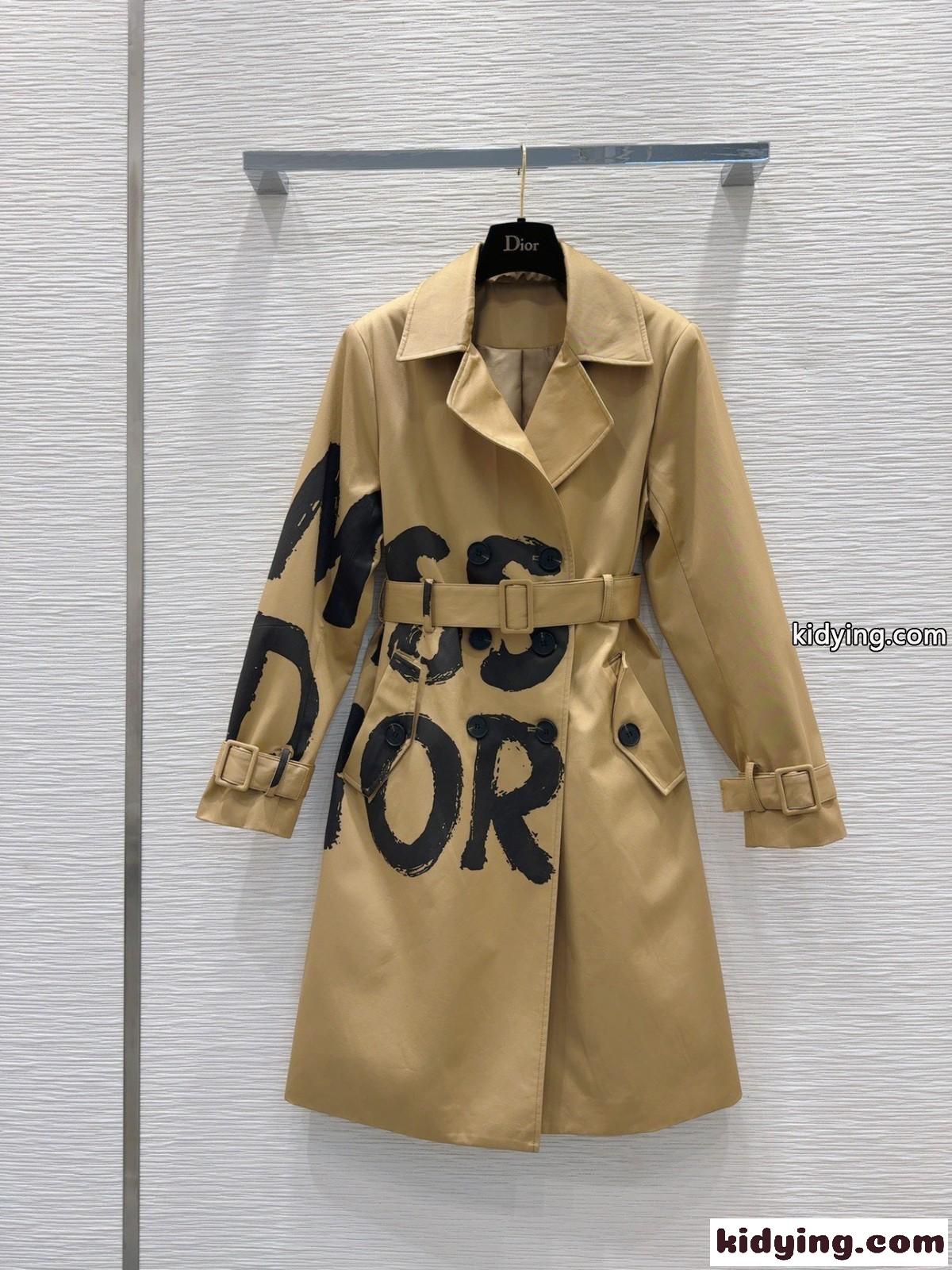 Miss Dior コットン トレンチコート クリスチャン・ディオール ワンピース コピー-1