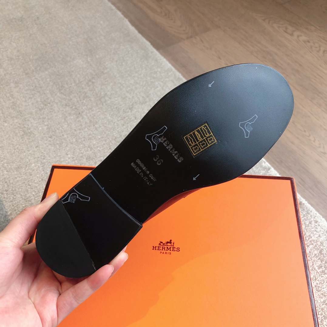 上品 人気 編み込み レディース ローファー エルメス モカシン スーパーコピー ブラック-3