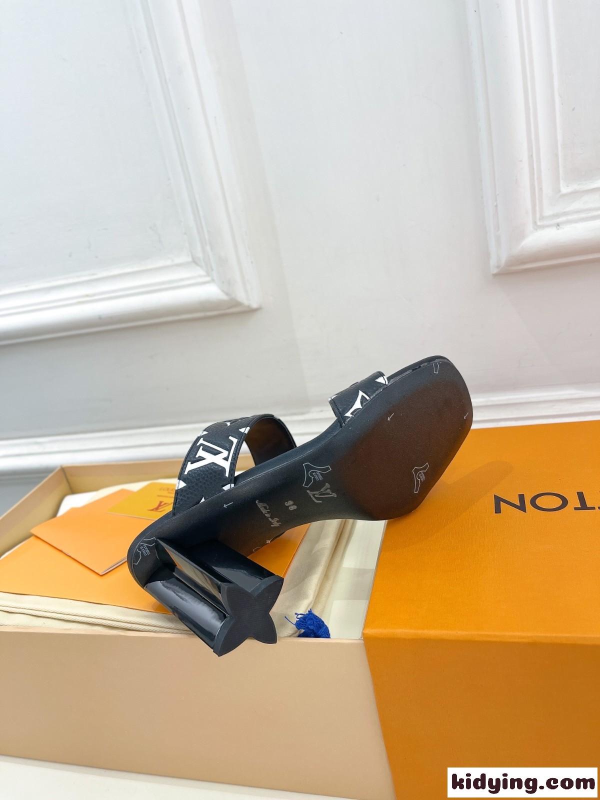 LV シルエットライン ミュール サンダル レディース ルイ・ヴィトン サンダル コピー-3
