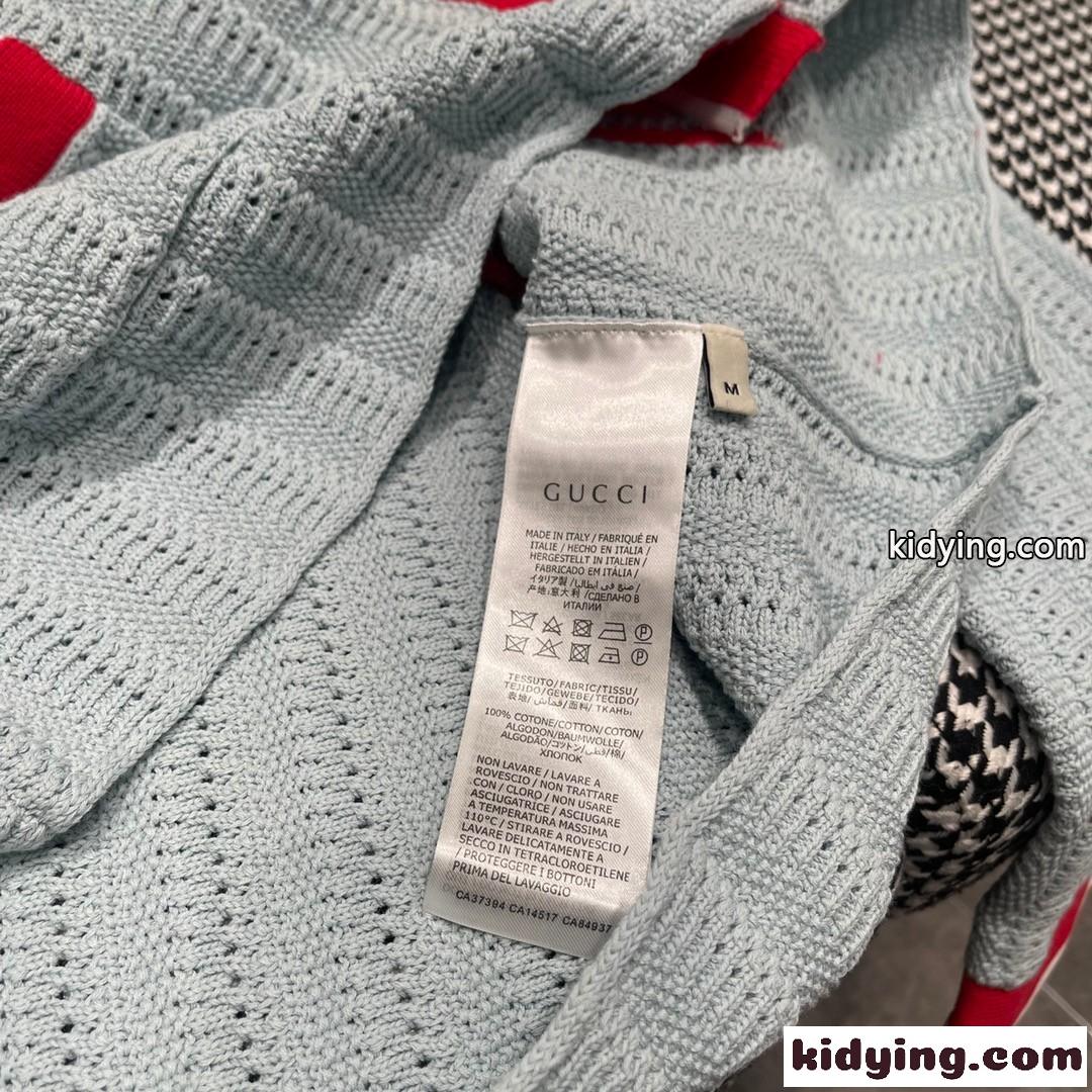 adidas x Gucci リブステッチ カーディガン グッチ カーディガン コピー Vネック 長袖-3