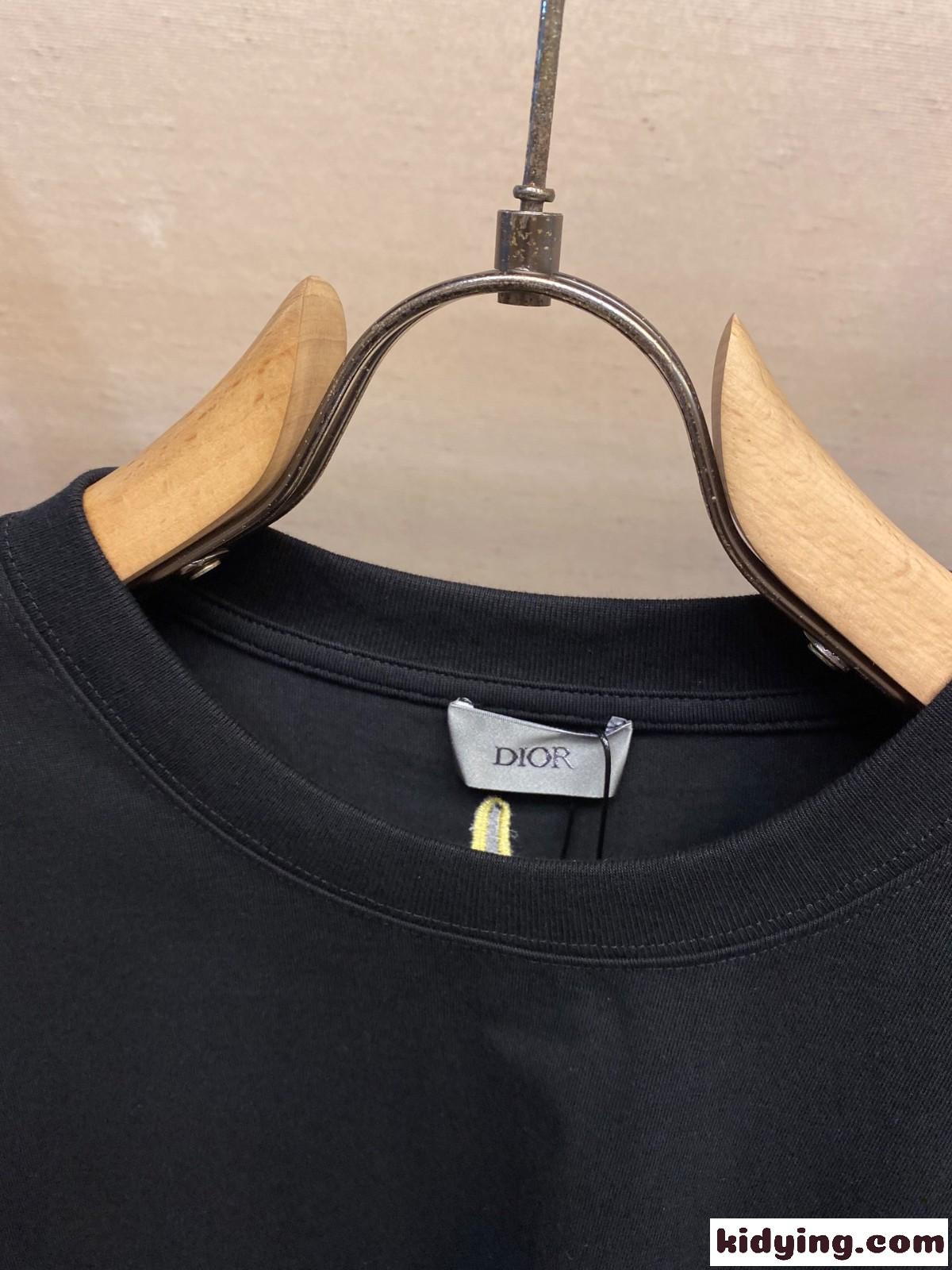 DIOR AND LEWIS HAMILTON Tシャツ クリスチャン・ディオール Tシャツ コピー ブラック-0