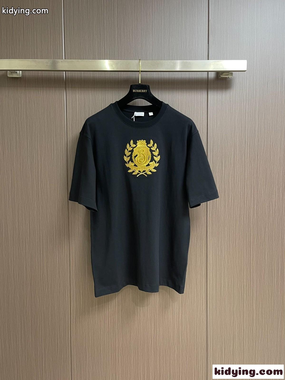 Bクレスト コットン Tシャツ バーバリー 半袖Tシャツ コピー 合わせやすい-1