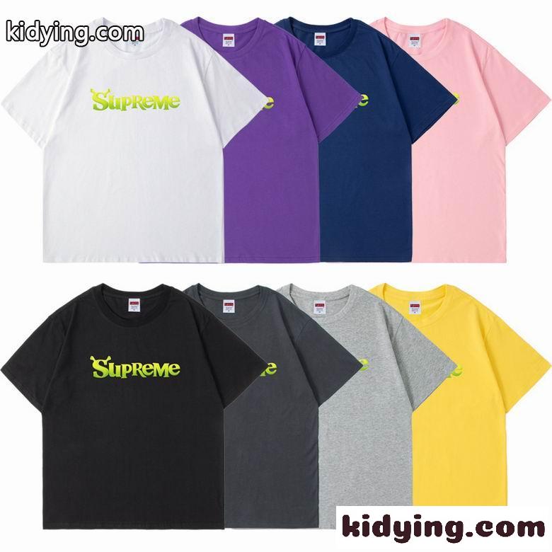 おしゃれ ゆったり 半袖 トップス ロゴ クルーネック シュプリーム tシャツ コピー レディース メンズ 定番 人気-0