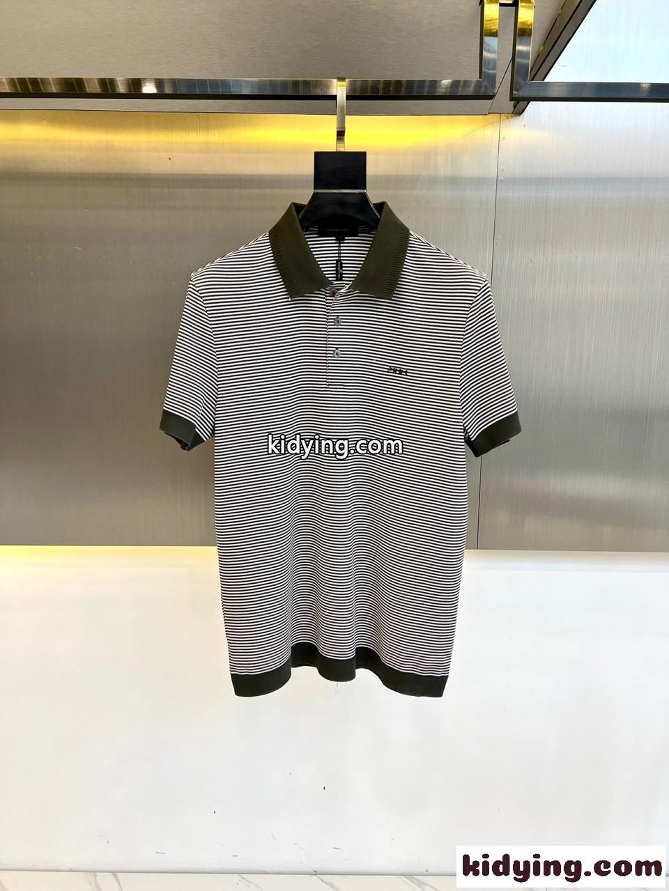 エルメネジルド・ゼニア Tシャツ コピー カジュアル 上品 半袖 ポロシャツ-0