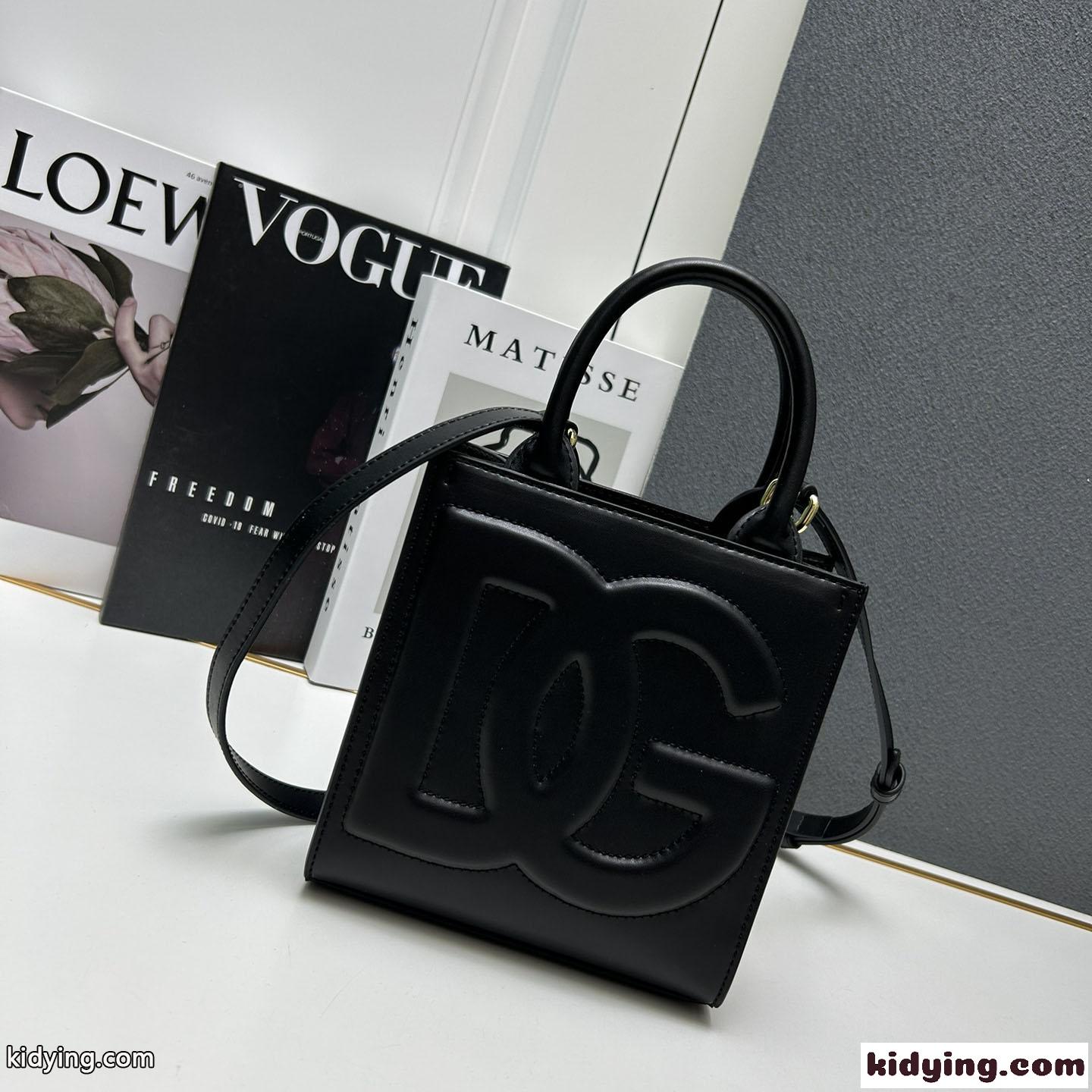 DG DAILY ショッピングバッグ ミニ ドルチェ&ガッバーナ バッグ スーパーコピー ブラック-0