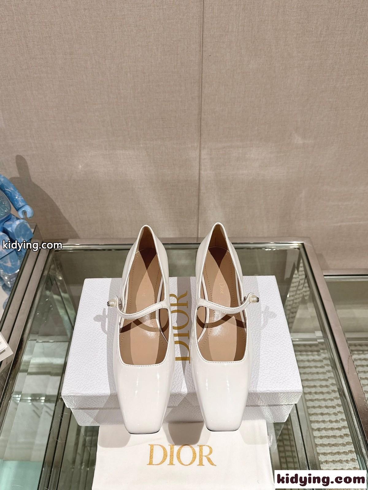 クリスチャン・ディオール シューズ コピー JOLIE DIOR パンプス 3.5cm ホワイト-2