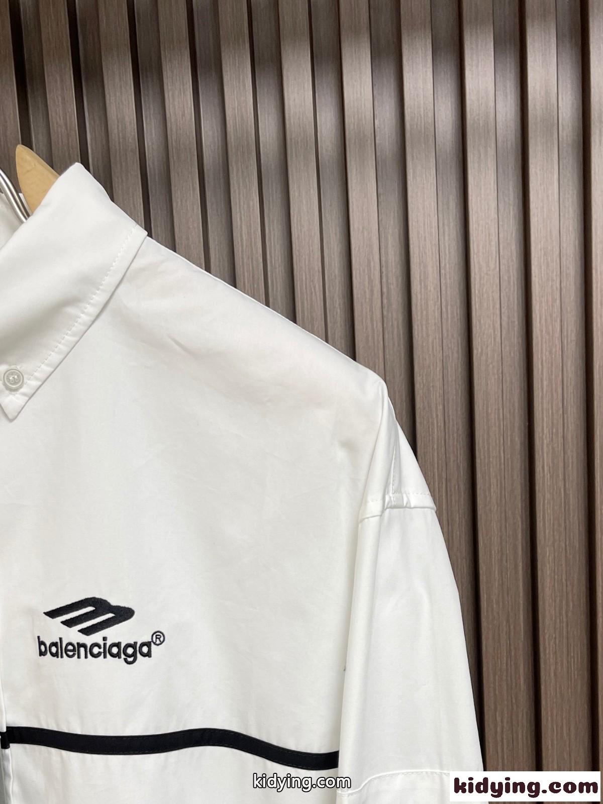3B SPORTS ICON TRACKSUIT シャツ バレンシアガ シャツ コピー ホワイト-0