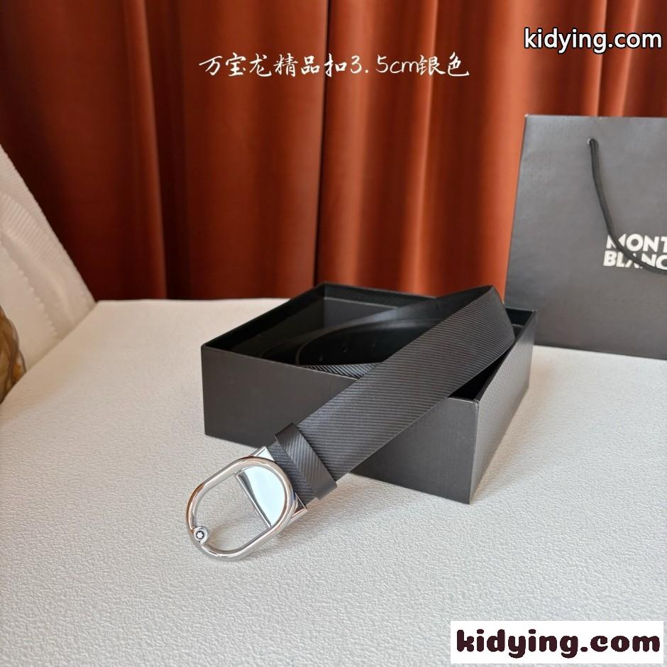 洗練された カジュアル モンブラン ベルト 偽物 レザーベルト 合わせやすい-0