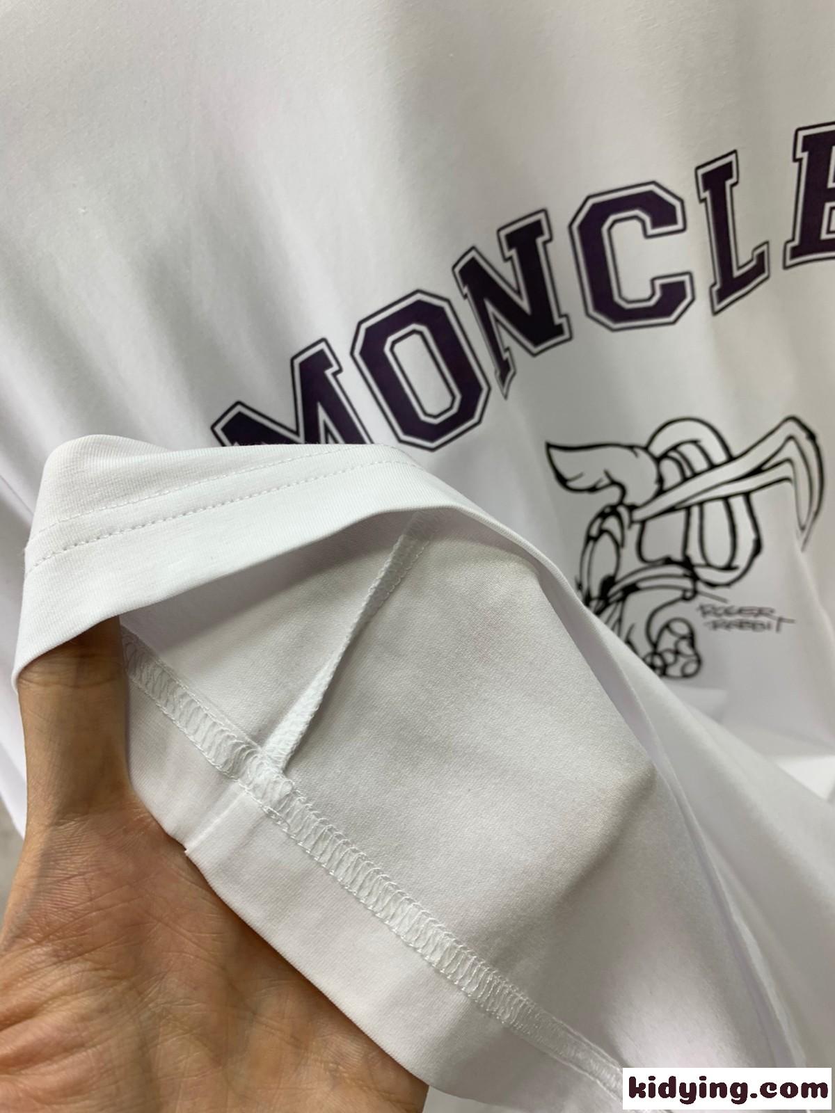 モンクレール Tシャツ コピー カジュアル プリント クルーネック 半袖 トップス-3