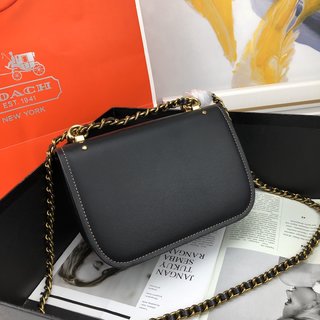 ​Coach コーチの女性バッグコーナーの新しいTroupe コーチバッグ 新作コピー 女性はオルガンチェーンバッグを片肩に斜めに掛ける-0