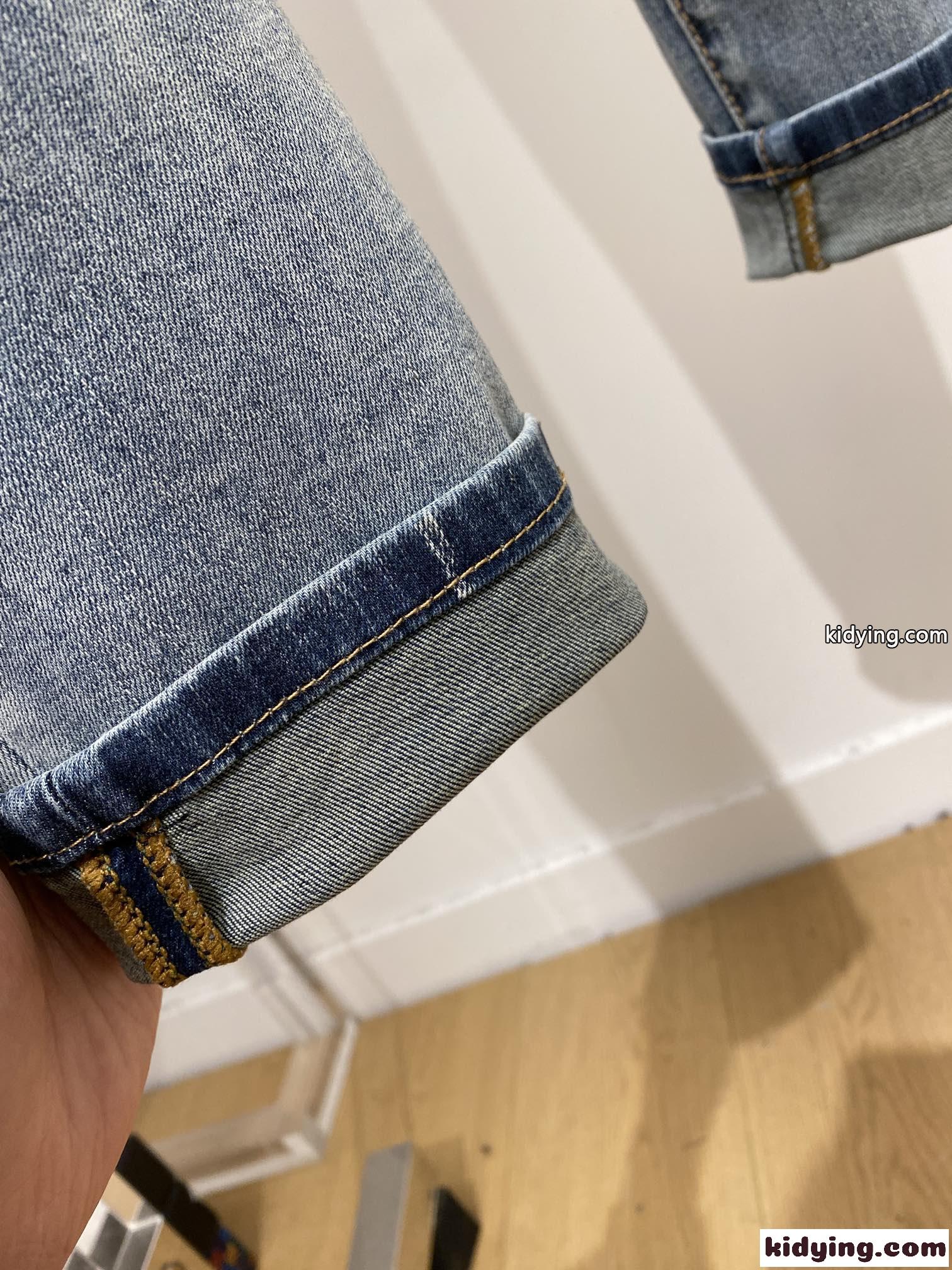 カジュアル クロムハーツ ジーンズ コピー 定番 ストレッチ デニムパンツ-5