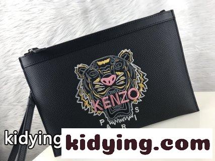 KENZO（ケゾン ）Tiger刺繍のバッグ ケンゾー バッグ 人気 コピー  皮紋がはっきりしていて 皮の光沢が非常によく見えます-3