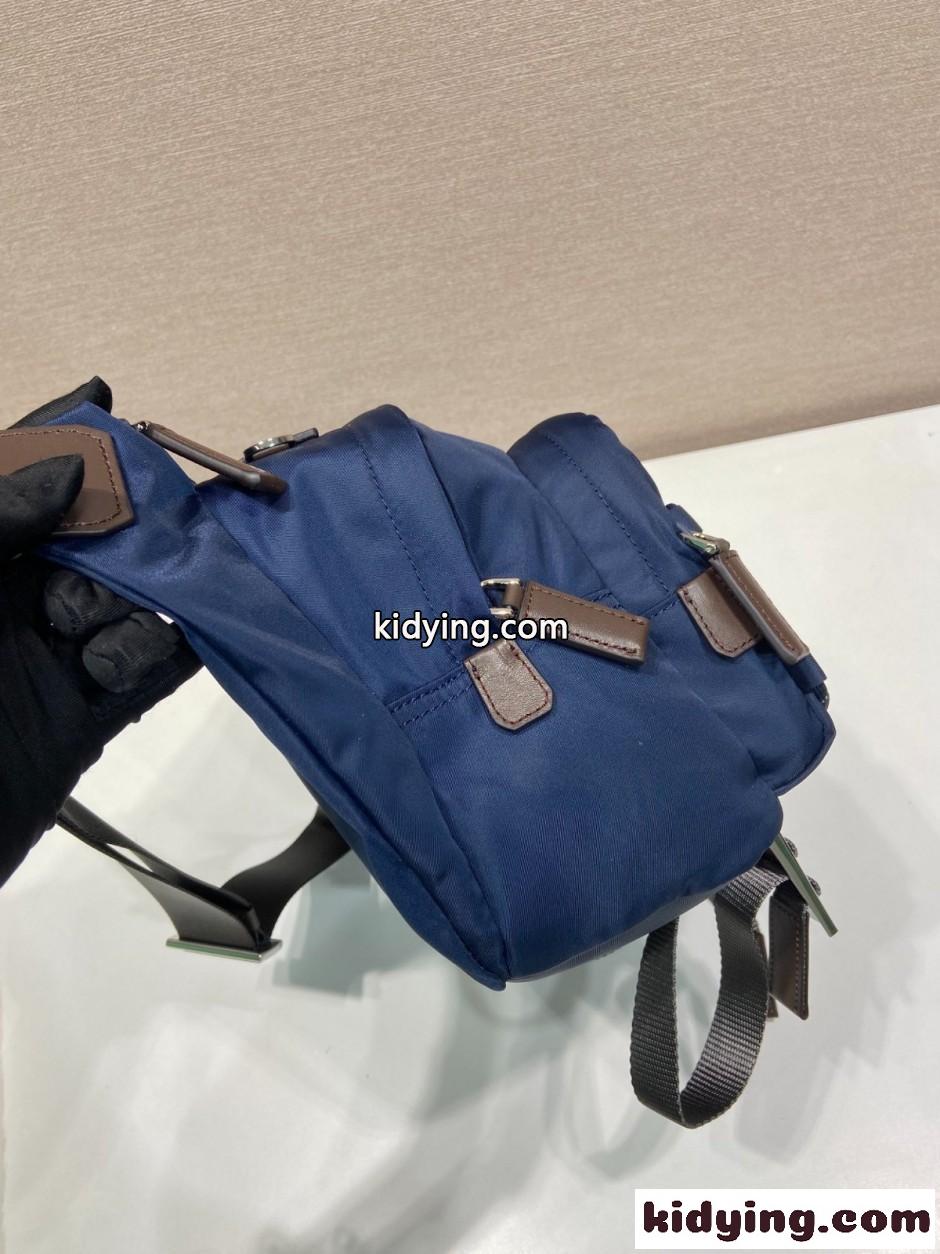 プラダ スピードロック Re-Nylon レザー ショルダーバッグ スーパーコピー 2VH201 ネイビー-2