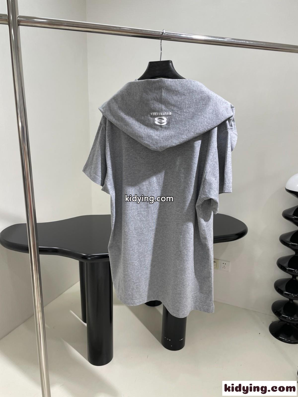 UNITY SPORTS ICON INCOGNITO Tシャツ オーバーサイズ バレンシアガ Tシャツ コピー グレー-1
