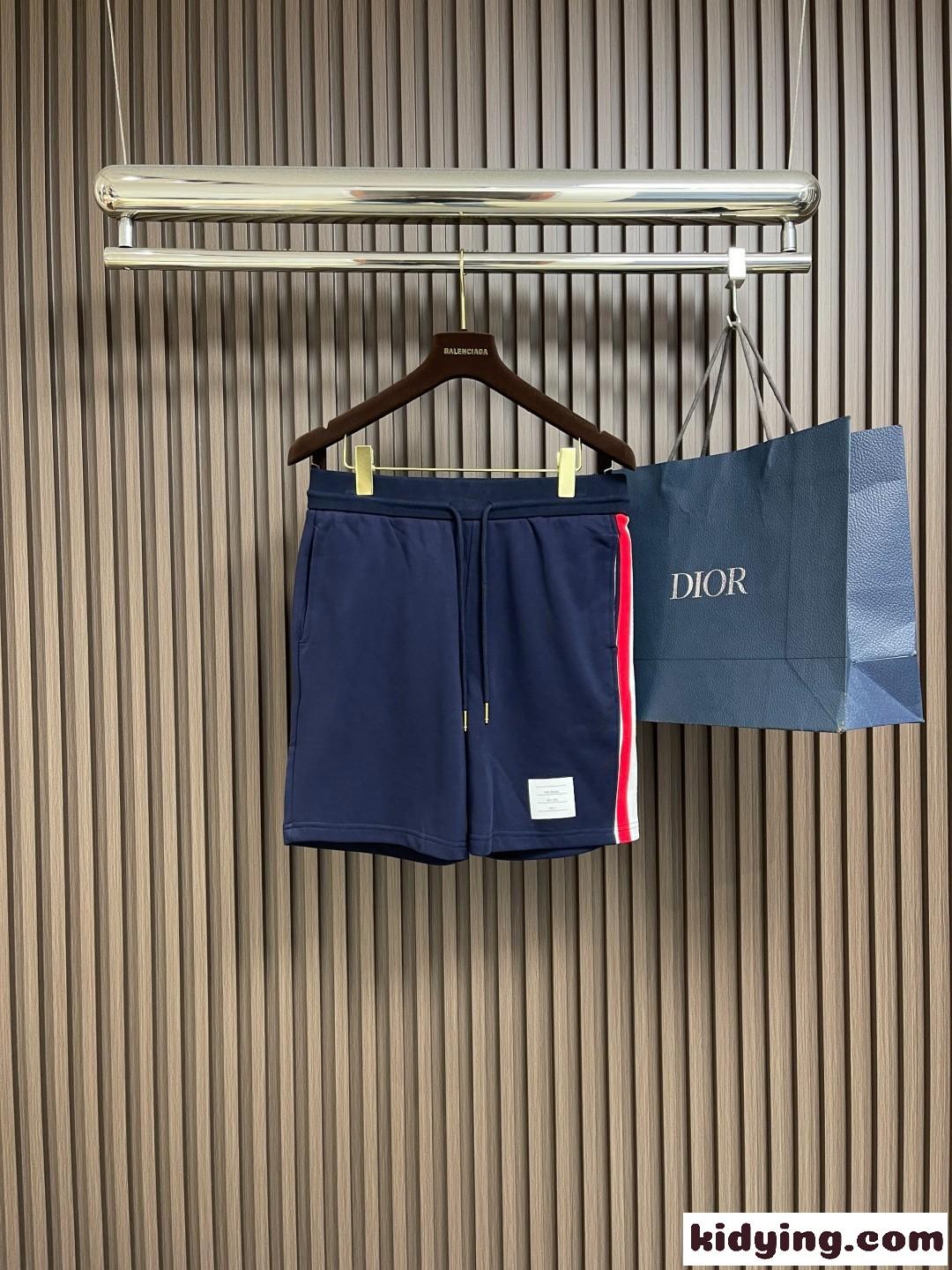 カジュアル コットン トムブラウン パンツ 偽物 ショートパンツ ネイビー-0