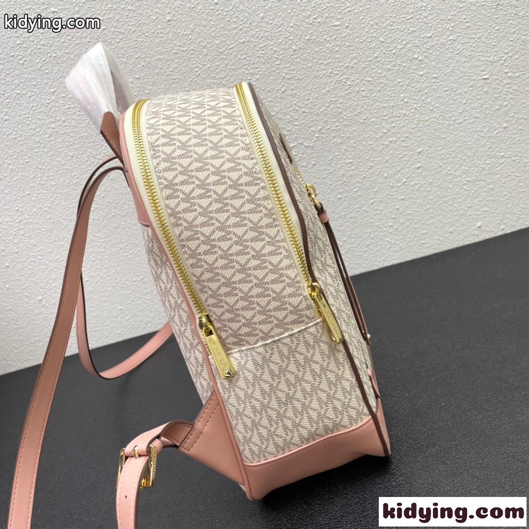 マイケルコース バッグ 人気 コピー 定番 リュック 上品 おしゃれ ロゴ プリント レディース バックパック-0