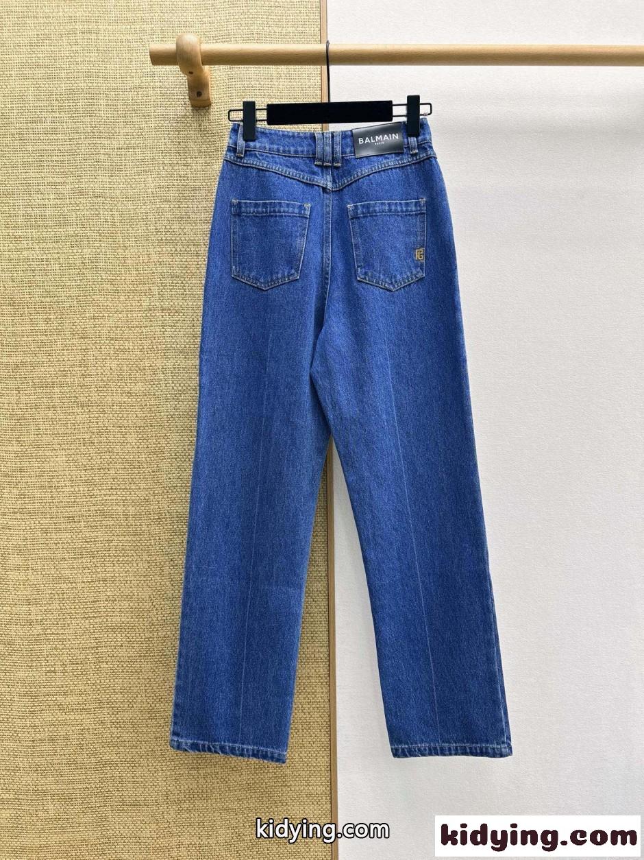 バルマン ジーンズ コピー ベーシック 合わせやすい デニムパンツ-3
