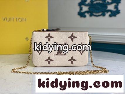 LV Crafty抽象芸術を取り入れ 新しいPochette Double Zipチェーンバッグを一新 ルイヴィトン バッグ コピー-2