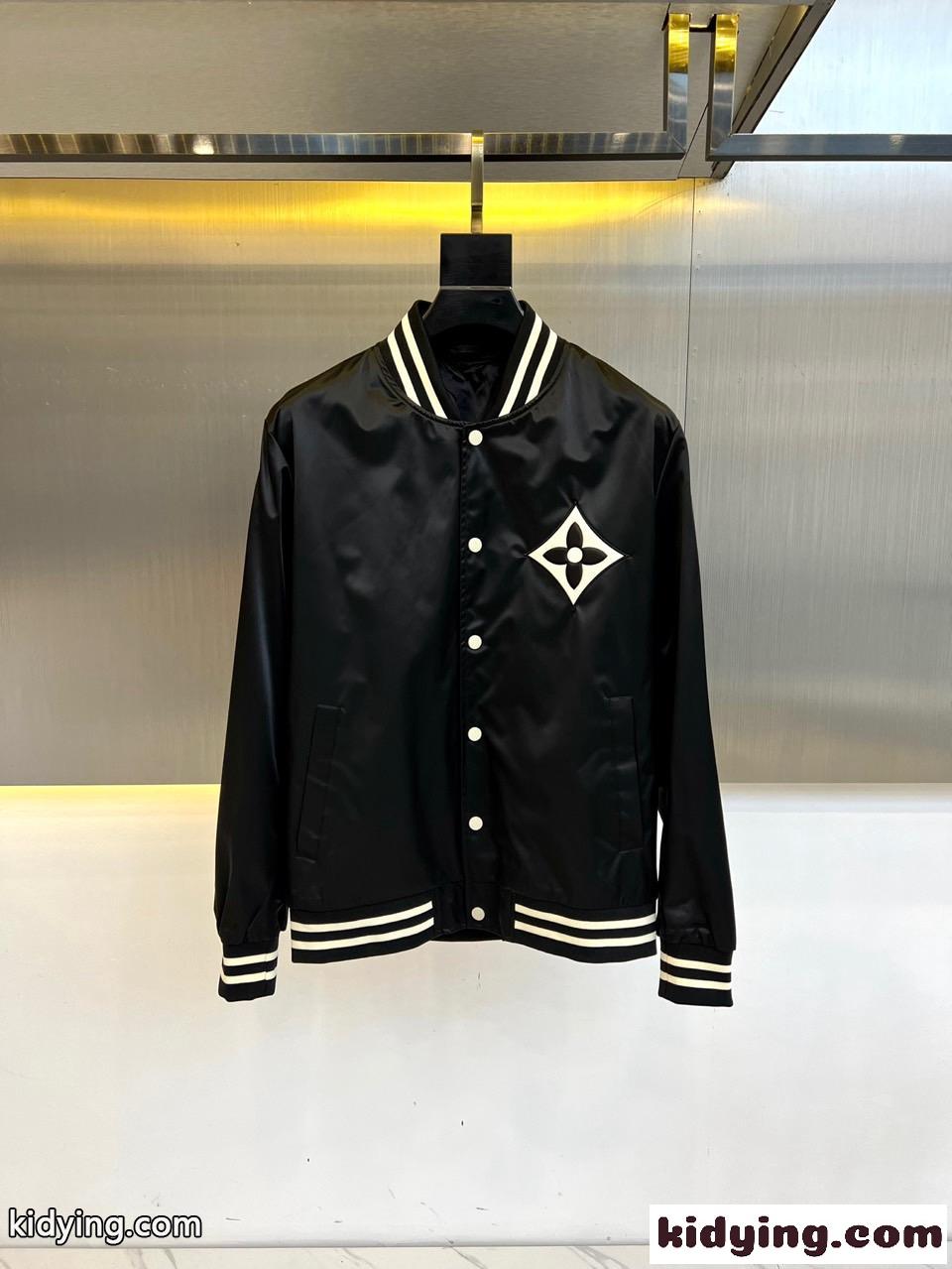 洗練された カジュアル ブルゾン ルイ・ヴィトン ジャケット コピー ブラック-0