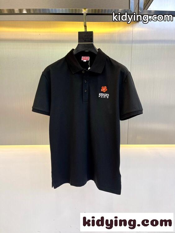メンズ 半袖 コットンピケ ポロシャツ 洗練された 上品 ケンゾー Tシャツ コピー ファッション-0