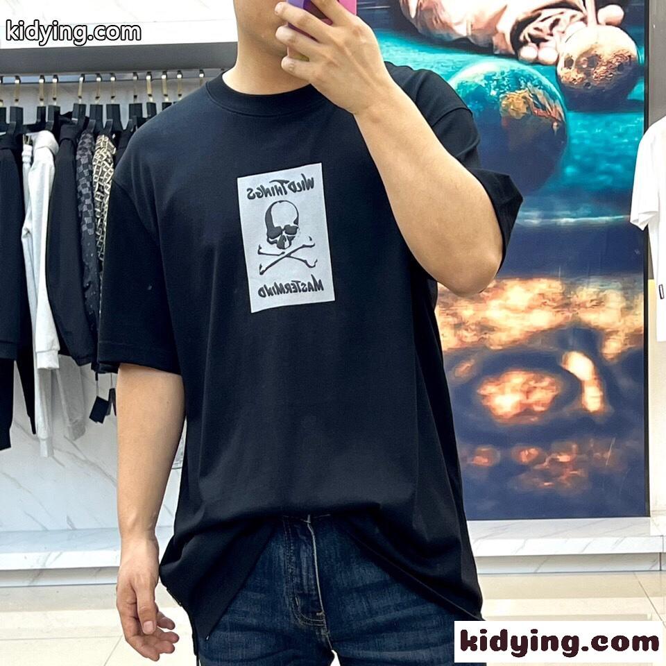 マスターマインド・ジャパン Tシャツ コピー ユニセックス ベーシック コットン 半袖Tシャツ-2