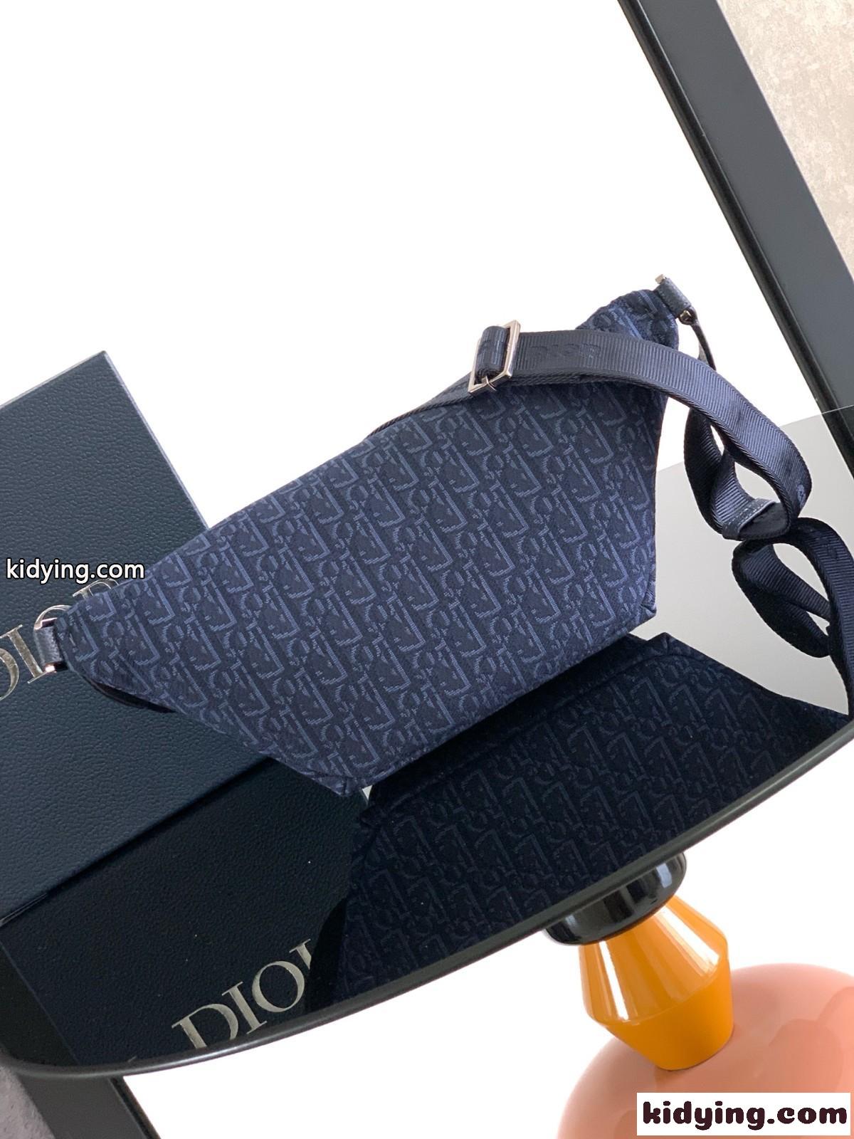 DIOR AND KAWS Rider 2.0 ベルトバッグ スーパーコピー メンズバッグ ブルー-2