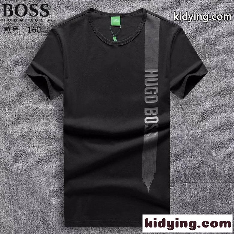 春夏 合わせやすい 半袖 トップス ヒューゴ・ボス tシャツ コピー 定番 クルーネック 人気 3色あり 着心地いい-2