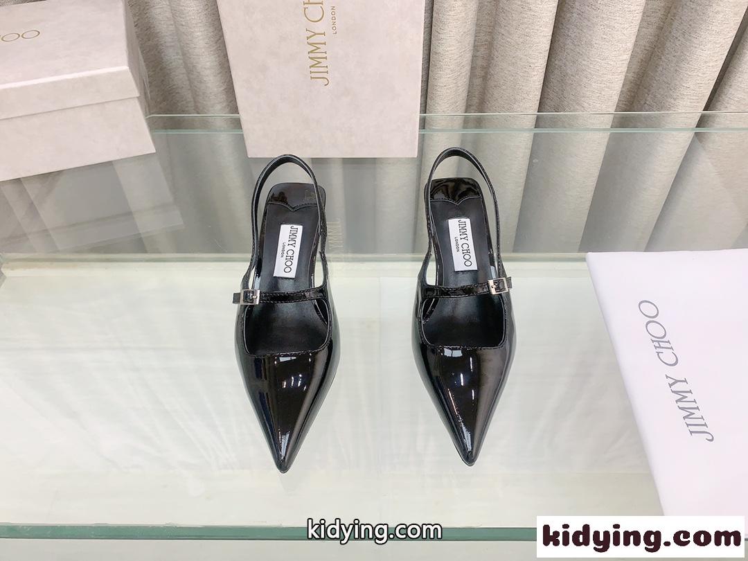 パテントレザー ディディ 45 ジミーチュウ パンプス スーパーコピー ブラック-0