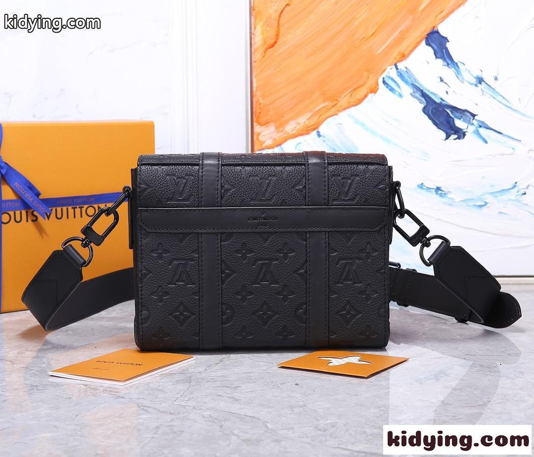 ルイ・ヴィトン バッグ メンズ コピー M57726 トランク・メッセンジャー PM エンボス加工 ショルダーバッグ-1