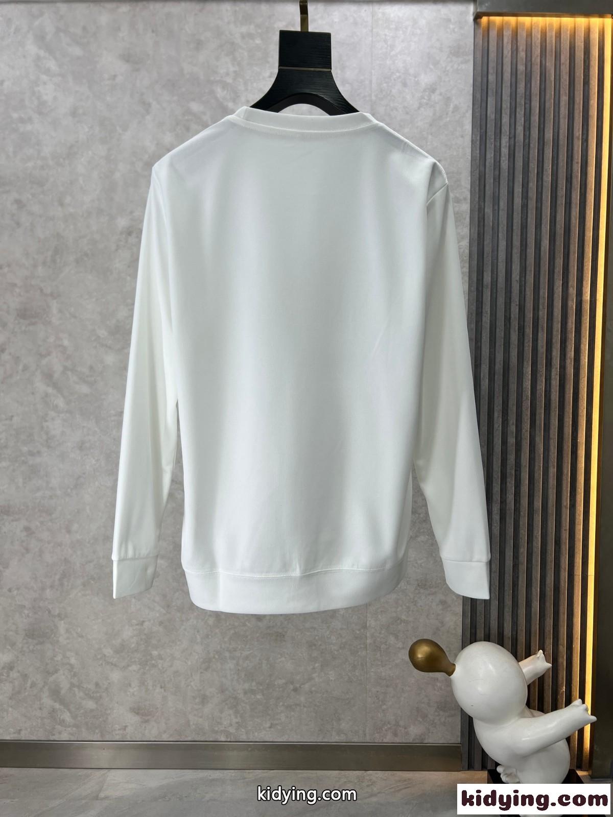クルーネック 4G スウェットシャツ ジバンシィ Tシャツ コピー 長袖Tシャツ ホワイト-1