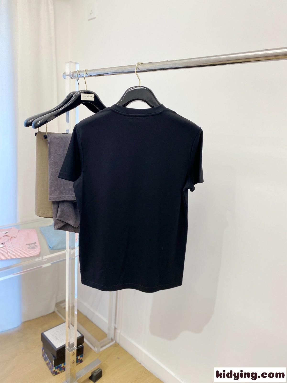 シンプル ロゴパッチ ドルチェ&ガッバーナ Tシャツ コピー 半袖Tシャツ ブラック-4
